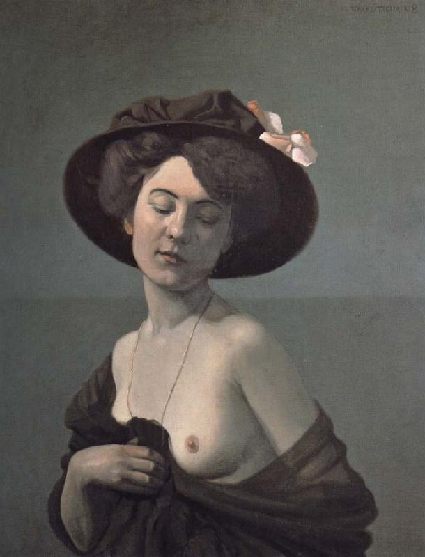 Felix Vallotton Woman in a Black Hat oil painting image